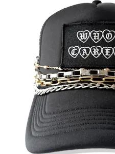 TRUCKER HAT CHAINS GOLD