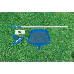 Intex Cleaning Maintenance Swimming Pool Kit w/ Vacuum, Skimmer & Pole | 28002E