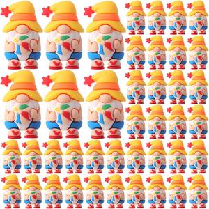 Back to School Gift Mini Gnomes Figures Colorful Tiny Gnomes Ornament Mini 3D Gnomes Gift for Teenagers, Office Coworkers Friends Family To hide and seek, Desktop Decorations for Car Office Home Garden Birthday Party