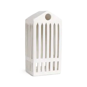 Kähler Urbania Lighthouse Pantheon, White, H: 7.9"
