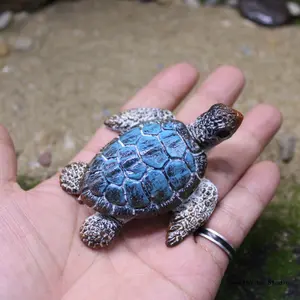 Baby Sea Turtle Ornament – Garden Micro-Landscape, Aquarium Decoration, Marine Animal Resin Craft