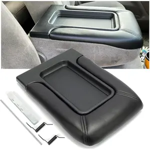 Center Console Lid Compatible with 1999-2007 Chevy Silverado Tahoe Avalanche Suburban GMC Sierra Yukon Escalade Replacement for 19127364 19127365 19127366