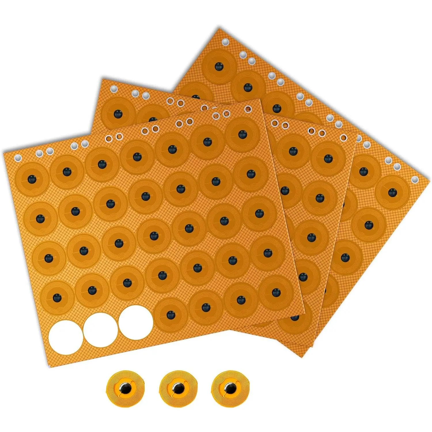 50 count NFC Tags NTAG215 FPC Tag Flexible NFC  Stickers  Tag NFC Key Tags  Material Programmable RFID Sticker 10mm Round