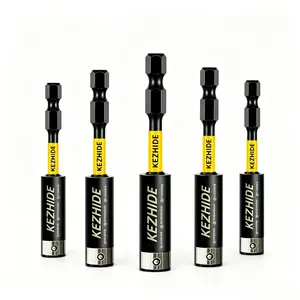 Kezhide 5PCS 3-in Magnetic Impact Screwdriver Bit Holders, S2 Alloy Steel Hex Shank Extension Sockets, DIY/Magnetic Precision/Multifunctional Screwdriver Accessories for Industrial Tools Hardware, Diy Screwdriver summervibes fathersdaygift