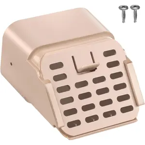 2inchx3inch A-type Drainage Gutter Downspout Connector, Outlet Filter and Leaf Guard Adapter at the Bottom of the Downspout Suitable for 2inchx3inch Downspout Made of Limestone Material