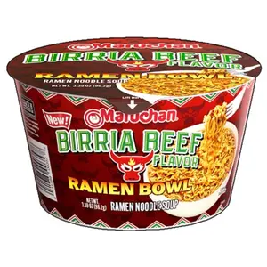 2x Maruchan Ramen Bowl Birria Beef Ramen Noodle Soup Party Favor 3.39oz