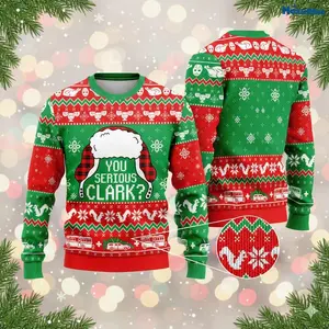 You Serious Clark Christmas Sweater, National Lampoon's Christmas Vacation Christmas Ugly Sweater