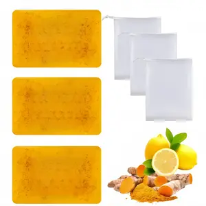 Lemon Turmeric KojicAcid Soap, Turmeric & Kojic Acid Brightening Soap, DarkSpot Remover, Kojic Acid Soap, Soap Body CareBody Wash Lemon Flawless Organic