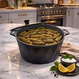 Dream Home Collection Black Diamond 18.5-Quart Casserole Pot