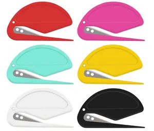 6 Pack Letter Opener Envelope Slitter - Envelope Opener,Mail Opener,Wrapping Paper Cutter,Package Opener (6 Color Style A)