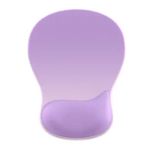 Gradient Purple Ergonomic Mouse Pad with Wrist Support, Wrist Rest Mousepad for Carpal Tunnel Pain Relief, Non-Slip PU Base for Office and Home universal mouse pad non-slip pu base
