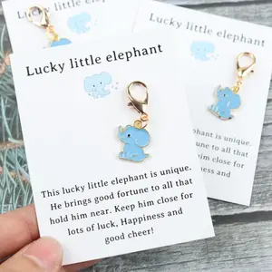 Cute Elephant Design Keychain, Elephant Shaped Keychain for Car Key, Keychain For Bags, Bag Decoration, Perfect Encouragement Gift for Men & Women, Cute Charms Keychain