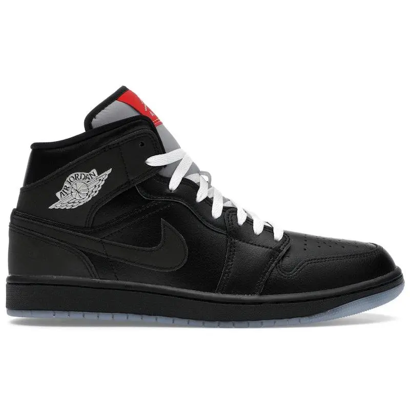 Jordan Men's 1 Mid SE Black Metallic Reimagined, from StockX