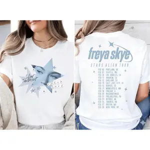 Retro Freya Skye Silent Treatment Hoodie, Stars Align Tour 2026 Festival Shirt, Freya Skye Concert Music Sweatshirt, Descendants Zombies Sweater , Unisex Sweater Pullover Tee