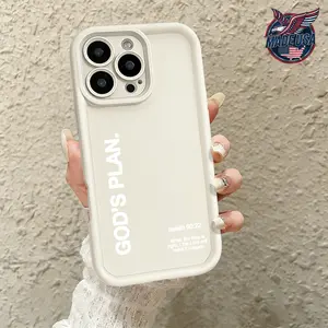 Gods Plan Isaiah 60 22 Bible Verse Minimalist Christian Quote Case for iPhone 17 16 15 14 Pro Max 13 12 11 XR XS Plus Air Slim Shockproof TPU Cover