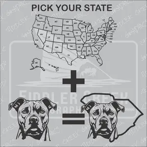 State Pitbull Decals Available In ANY State