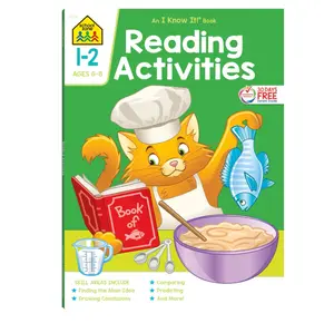 School Zone Reading Activities 1-2 Workbook: 64 Pages, 1st Grade, 2nd Grade, Comprehension, Comparing, Contrasting, Evaluating, Ages 6 to 8 (I Know It! Book Series) Paperback – March 21, 2019