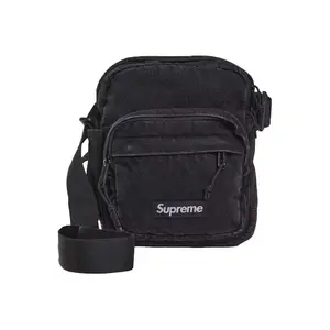 Supreme Denim Shoulder Bag Black