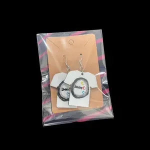 Tiny T-Shirt Steelers Earrings (white)