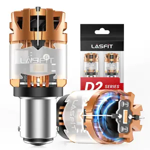 Lasfit amber 1157 CanBus-Ready Turn Signal Light LED Bulbs | D2 Series