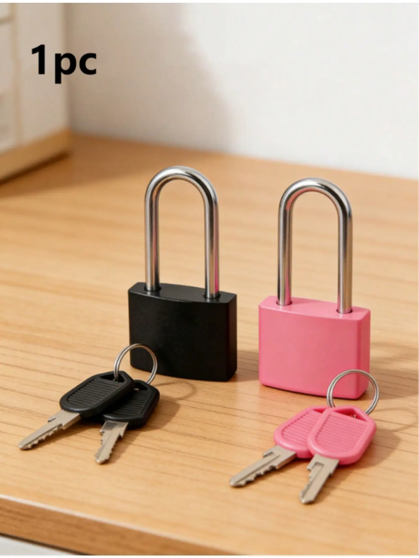 Small Lock with 2 Keys, Waterproof Password Lock, No Assembly Needed, Metal Key Lock, Ideal for Luggage, Backpack, School Locker, Graduation, Back-To-School