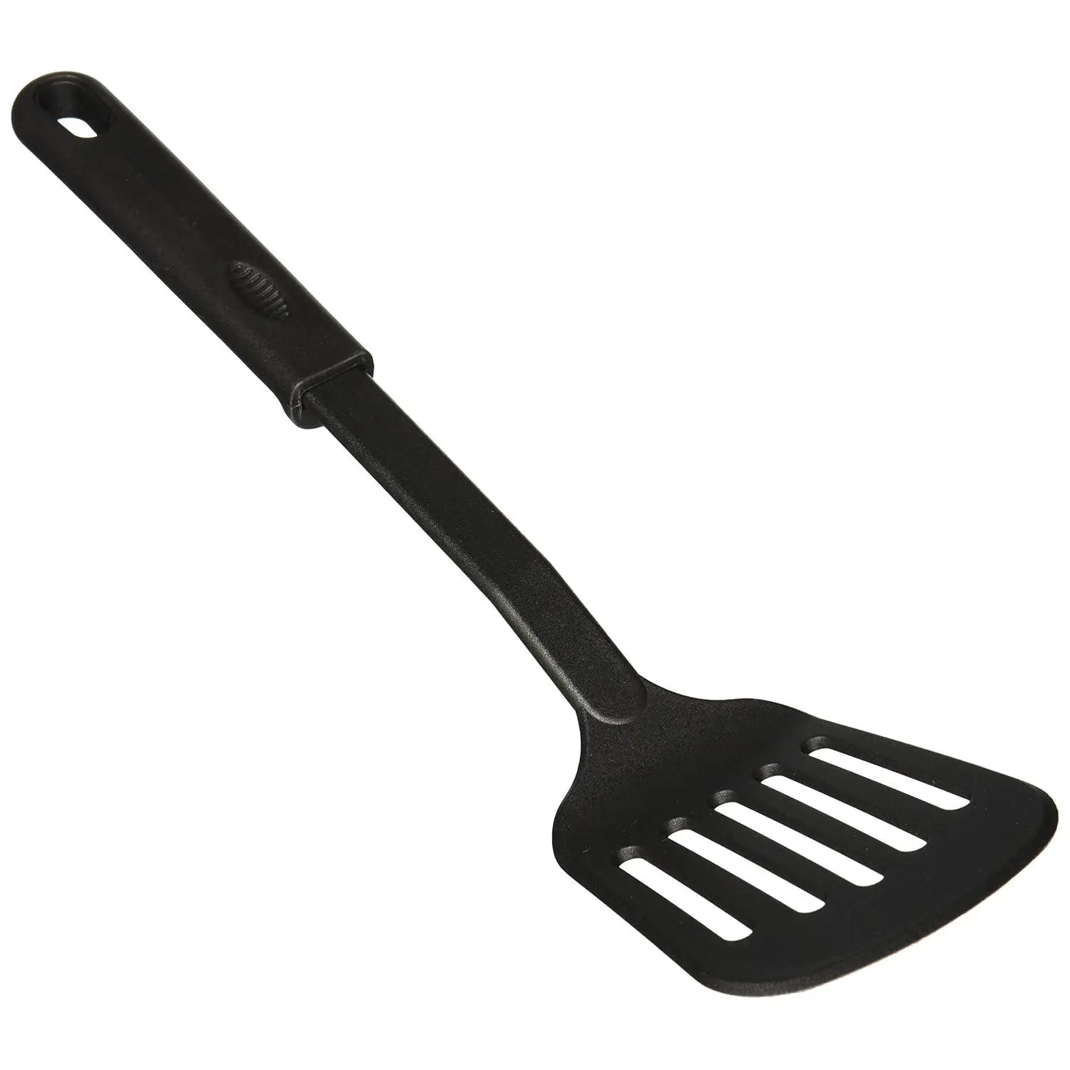 Nylon Slotted Spatula, Black Medium, 12-3/4"
