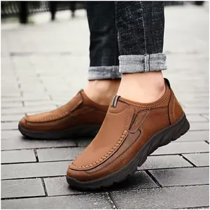 Men Casual Slip On Loafers, Mens Comfortable Moccasin Shoes for Walking and Driving, Soft Daily Sneaker