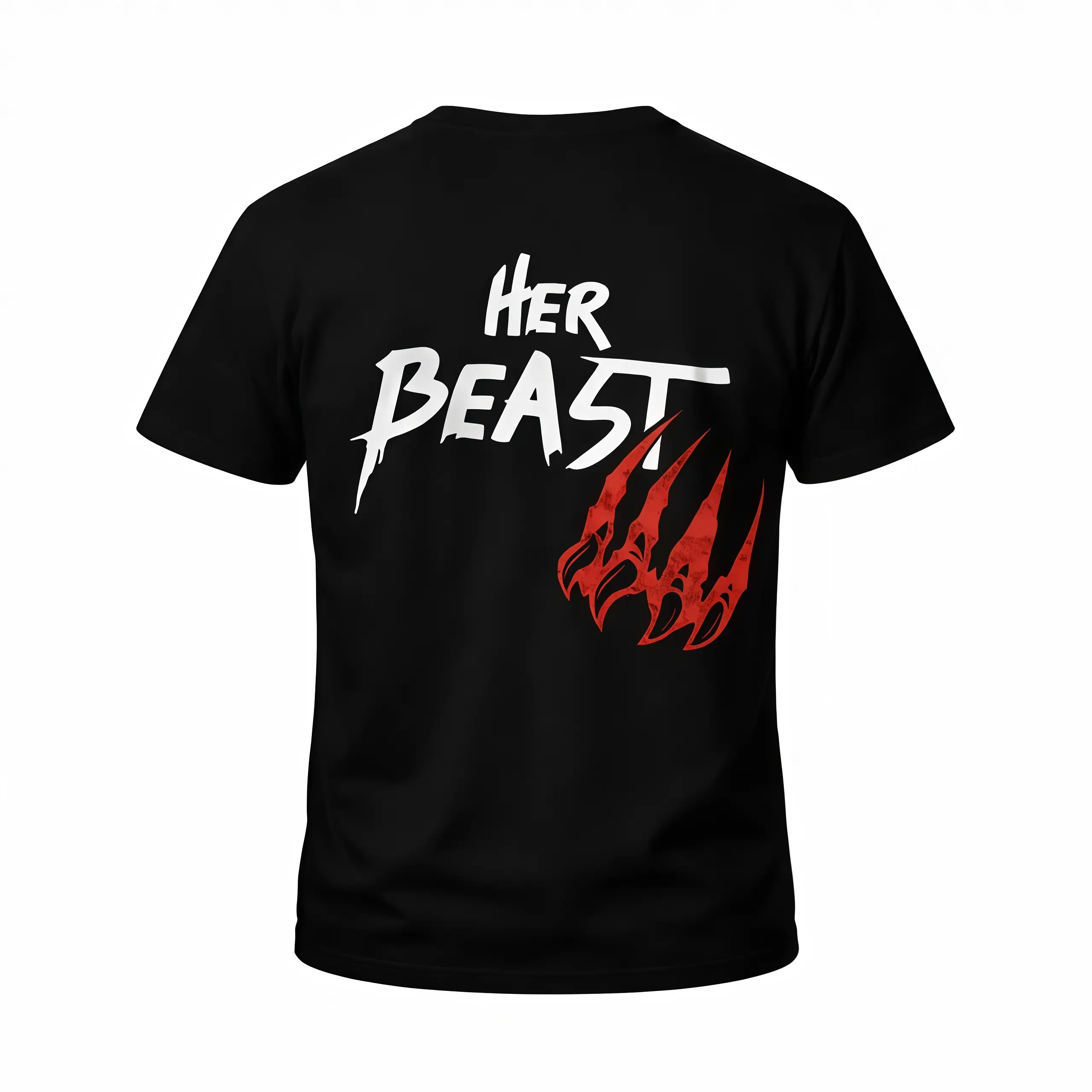 Her Beast His Beauty Couple T-shirt Matching Outfits for Couples Valentine Day Gifts Anniversary Shirts Trending Couple Tees