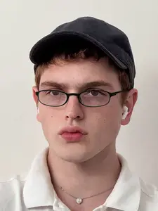 Men's Classic Oval Frame Acrylic Anti-Fatigue Anti-Glare Flat Glasses, Lightweight Comfortable Work Commute Eyewear, All Seasons Casual Style, High Quality Eyewear, Lightweight Eyeglasses