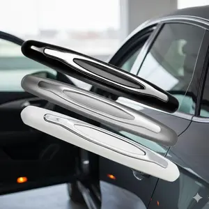 4-Pack Car Door Edge Guards, TPE Anti-Scratch Protection Strips for Cars & SUVs, No-Drill Easy Installation, Waterproof & Durable, Prevent Dents and Scratches, Vehicle Body Side Molding Protector