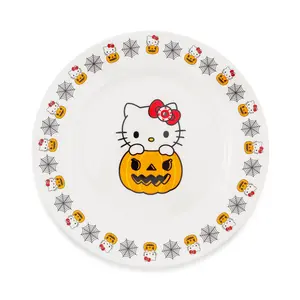 Sanrio Hello Kitty Pumpkin Boo 8-Inch Ceramic Dinner Plate