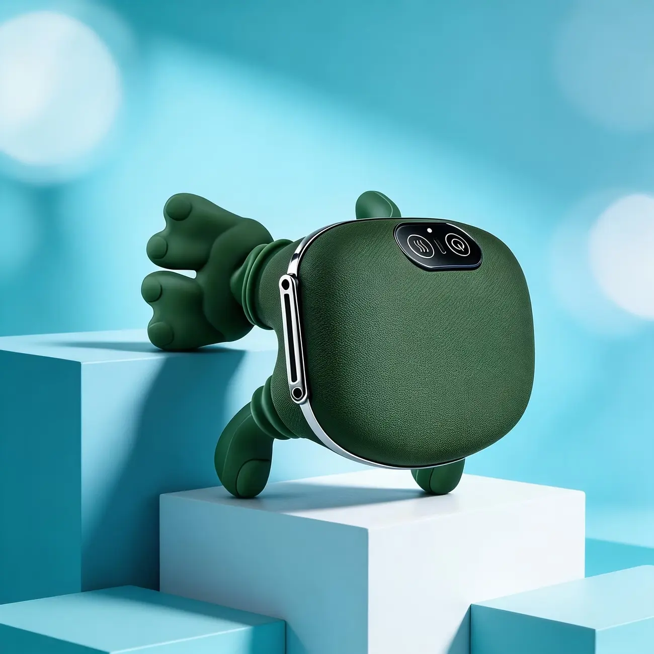 Upgraded Electric Deep Tissue Massager, Portable Shiatsu Kneading, Handheld Human Hand Simulation, Muscle Relaxation for Neck Shoulder Back Arm Leg, Office Outdoor Travel Use, Unisex Gift(Olive Green)