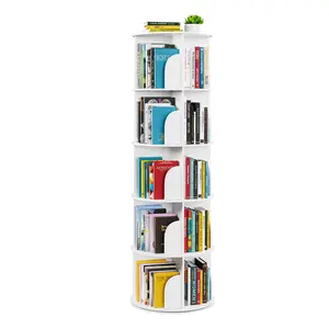 SpaceAid 5 Tier Rotating Bookcase