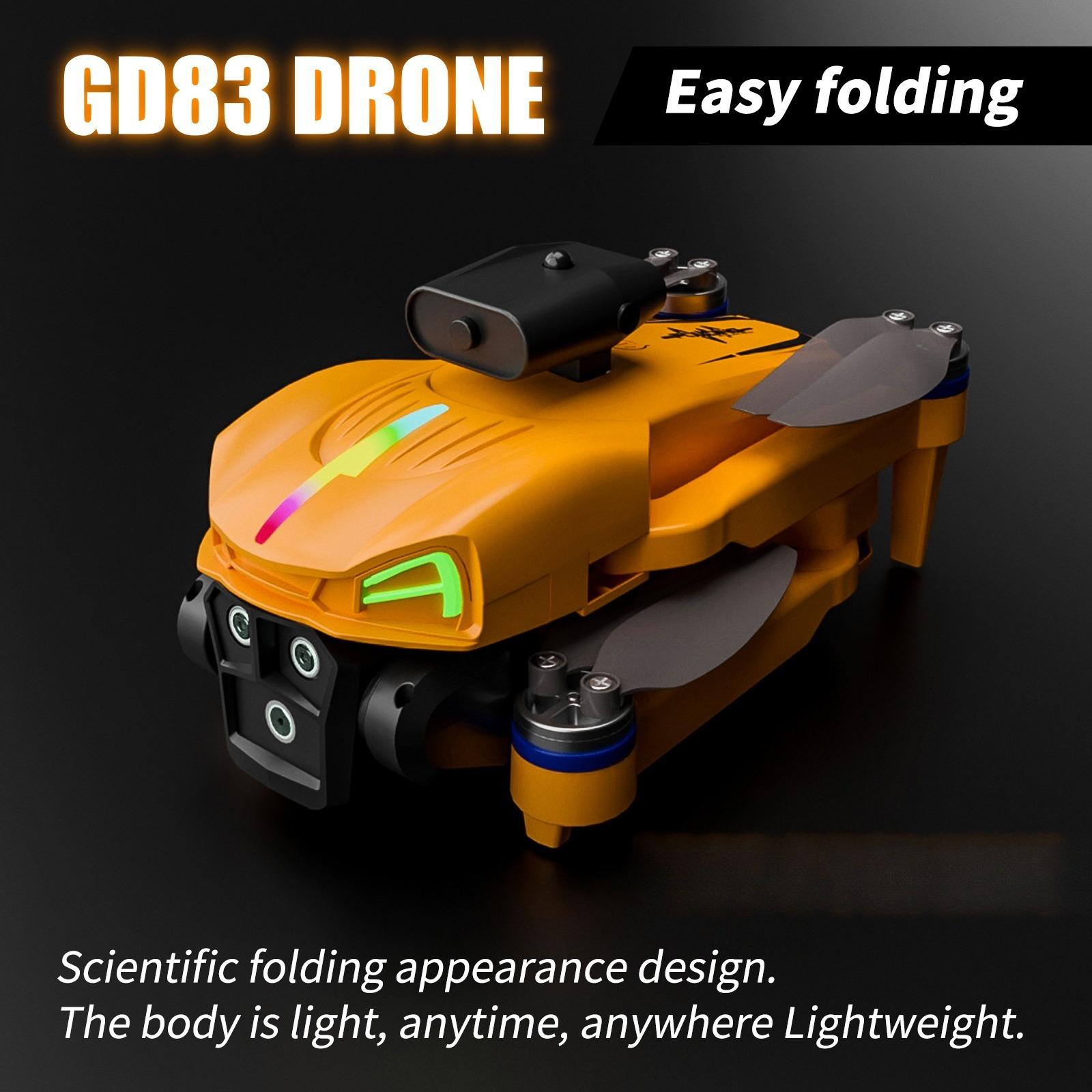 4K  Foldable Flagship Drone, 80M Flight Altitude 7.2M/s Speed 200g 1500M Range, Dual Cameras Brushless Motor Intelligent Following Aerial Photography Drone for Beginners