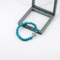 Bracelet with 3.54in*3.54in box - Turquoise