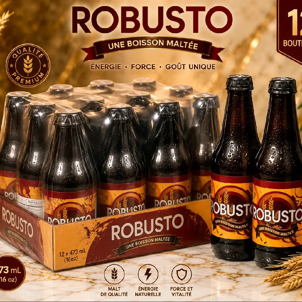 Rebusto Caffeinated Energy Beverage with Malt Extract, 12-Pack Sports & Energy Drink