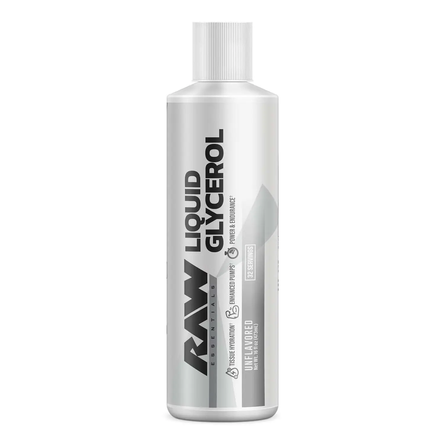 RAW Essential Liquid Glycerol Fitness Supplement – Unflavored – 16 fl oz (473 mL)