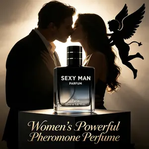 Men's Pheromone Perfume, Infused with Pheromone Formula, Long Lasting Floral Fruity Woody Scent, Designed for Her to Make Her Addicted to You & Share a Wild Night, Gift for Halloween & Cyber Monday 55ml