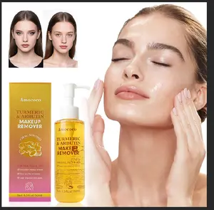 Amococo Turmeric & Arbutin Cleansing Water 150ml – Gentle Makeup Remover for Face, Hydrating and Soothing, Suitable for All Skin Types