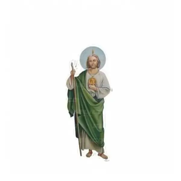 San Judas Tadeo Waterproof Vinyl Decal for Car, 9 Inches, High-Quality Material, Devotional Sticker, Waterproof Design