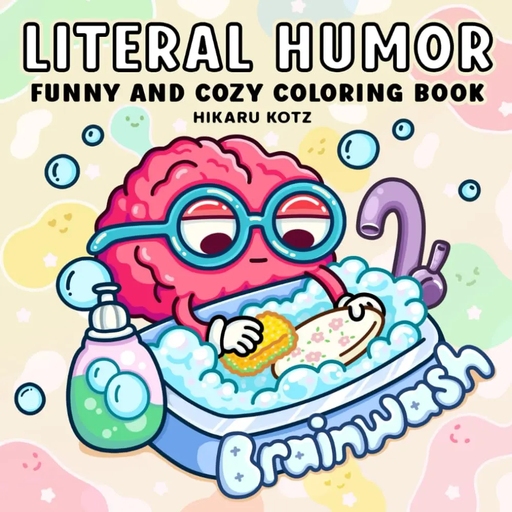 Literal Humor Interactive Activity Books for Adults - Funny Cozy Gifting Option, Decompression Tool with Money Talks, Homesick Scenarios