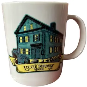Official Lizzie Borden House Rise and Grind Ceramic Coffee Mug