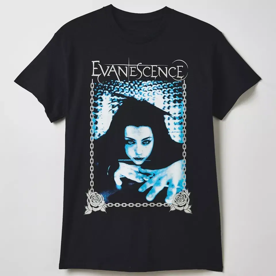 Evanescence Photo Ablum For Tour Y2k Graphic Tee, Retro Band Unisex T-Shirt, Perfect for Fans