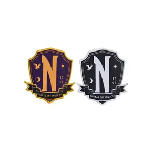Netflix Wednesday Iron On Costume Patch Set