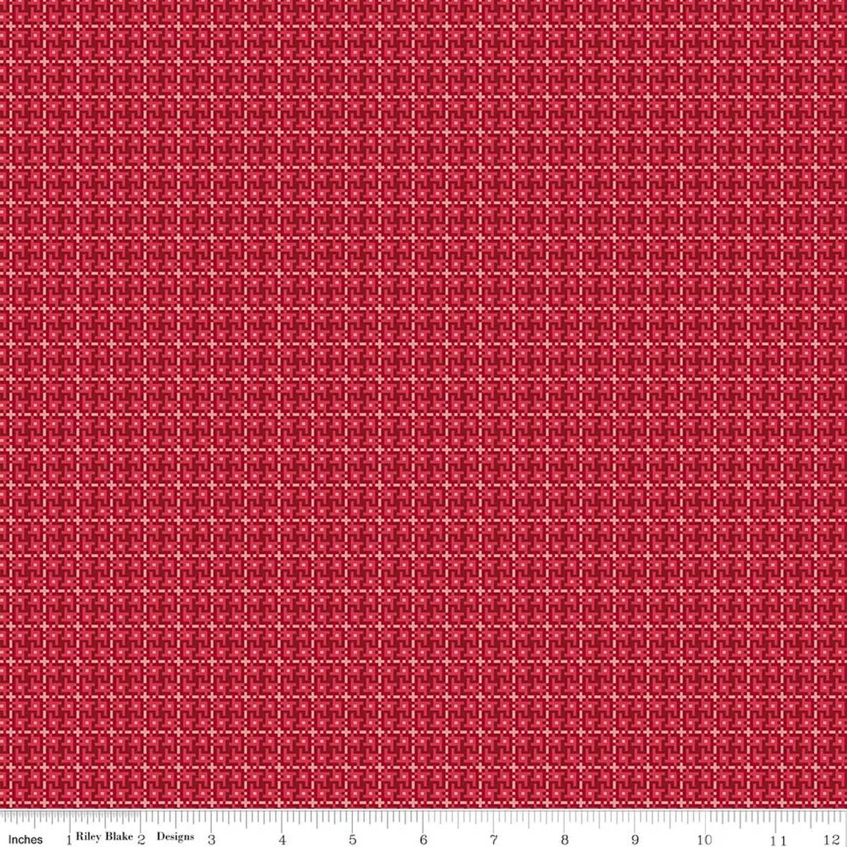 Fabric Riley Blake Lori Holt Cherry Tart Weave Farmer's Daughter by the Quarter Yard C17179-CHERRYTART