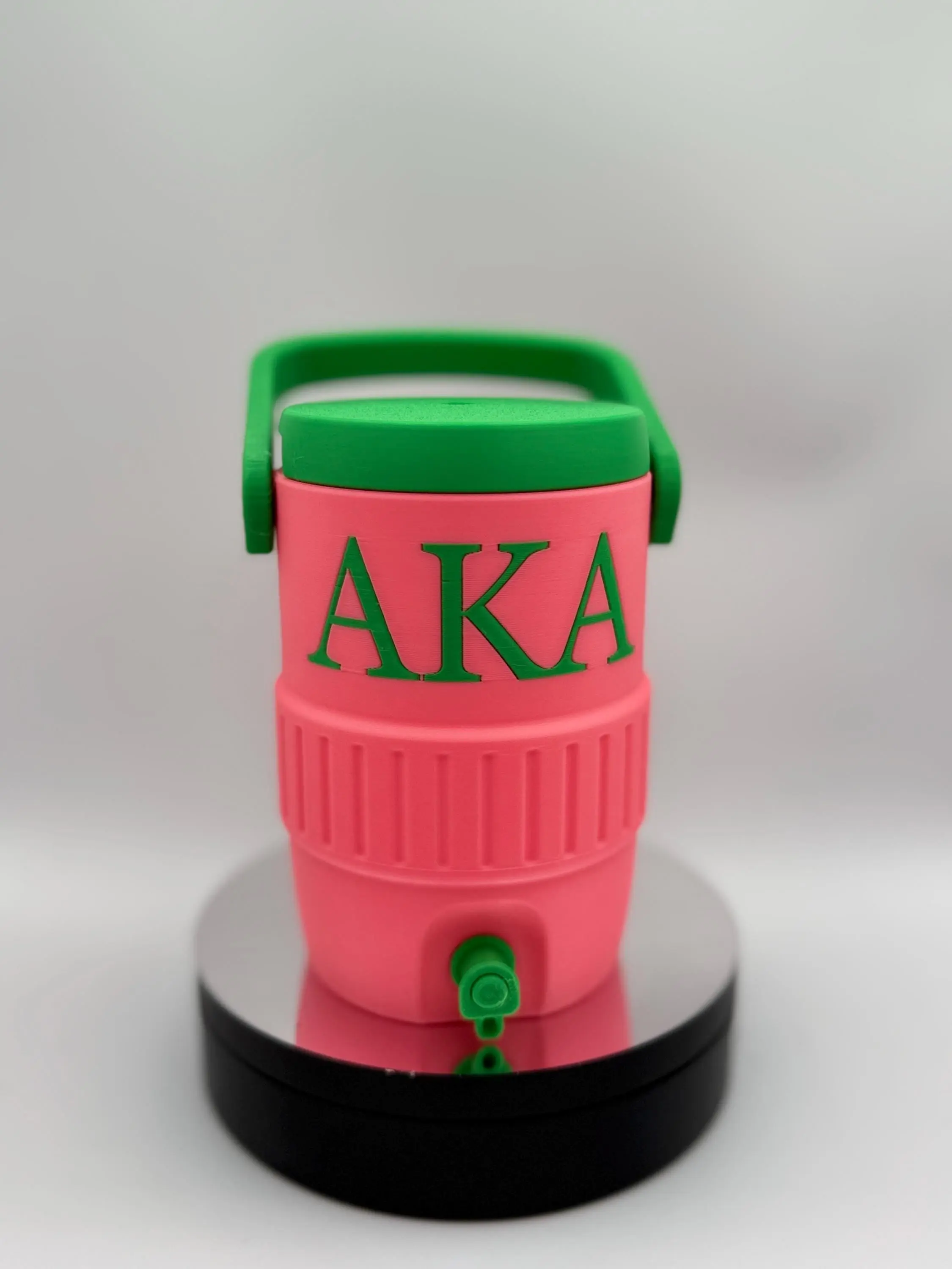Alpha Kappa Alpha Mini Water Cooler 3D Printed Can Holder