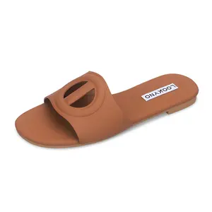 MB New Women's Pig Nose Flat Sandals Comfortable Anti-slip Half Round Hollow Out Slippers Summer Sandals Casual Outdoor Beach Adaptable to a variety of occasions wear sanuk Footwear Walking Shoes Shoe Girl Nail Creeper Knee Tsinelas
