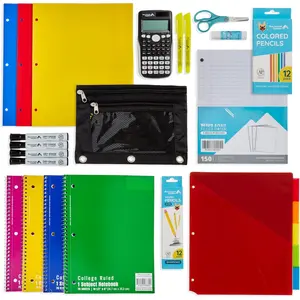 Middle School  Kit, 6th and 7th Grade School  Set,  Bundle Includes Calculator, Bulk 49 count Box