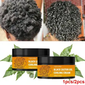 Revive Your Curls Cream 100g | Black Castor Oil, Avocado, Coconut Balm | Targets Dryness & Frizz for More Elastic, Vibrant, Shiny Curls | Most Hair Types Welcome Haircare