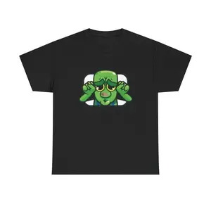 Goblin Boo Hoo Emote Clash Royale Game Trending Viral TShirt Funny Oddly Specific Joke Tee ,Black Color,Size L Oversized funny graphic tee